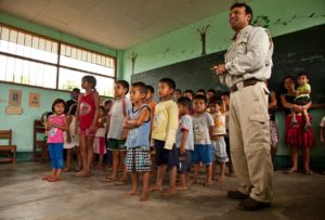 Lokale peruanische Kinderschule