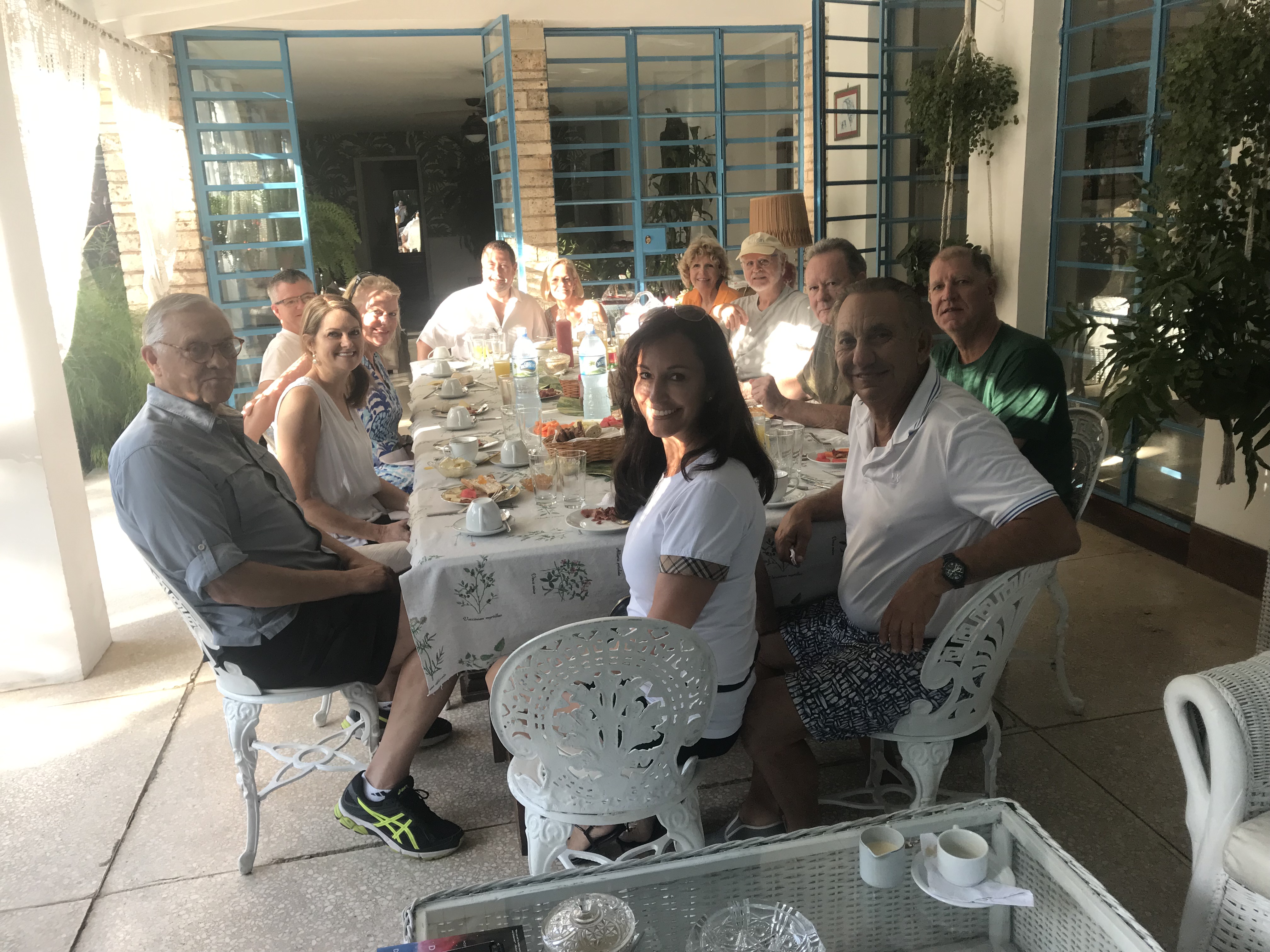 THIRDHOME Members enjoying breakfast at their villa