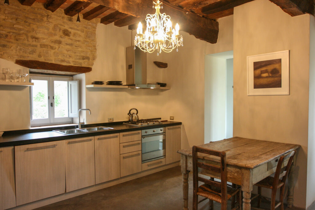Kitchen inside Caidominici Villa