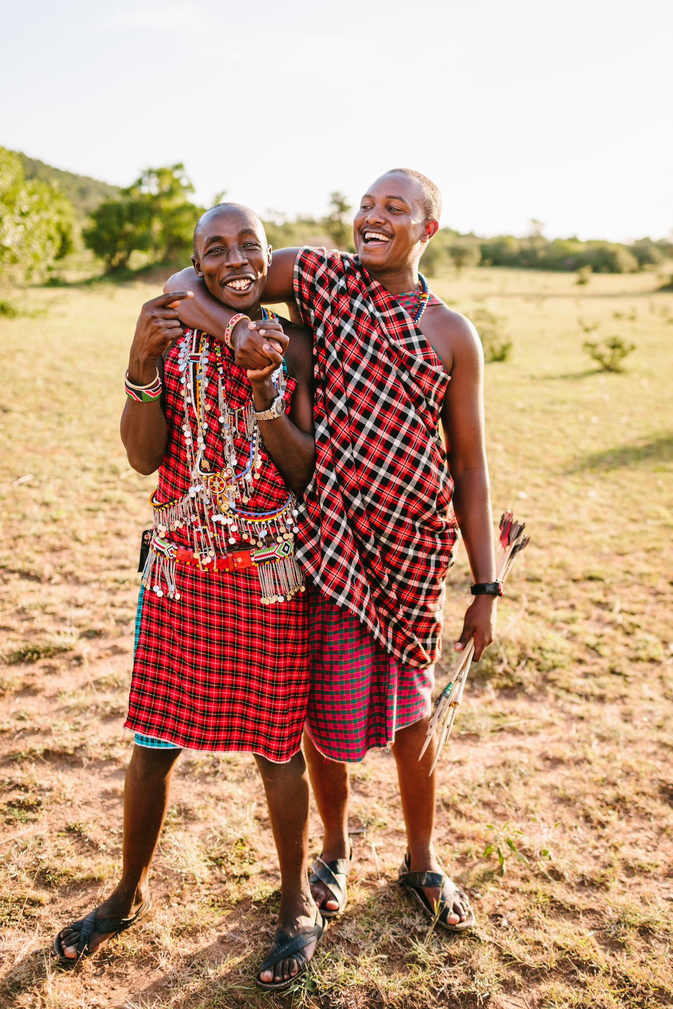 Two members of The Maasai in Kenya